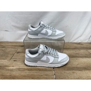 Nike Dunk Low Grey Fog White Light Grey Sneakers DD1391-103 Mens 7.5